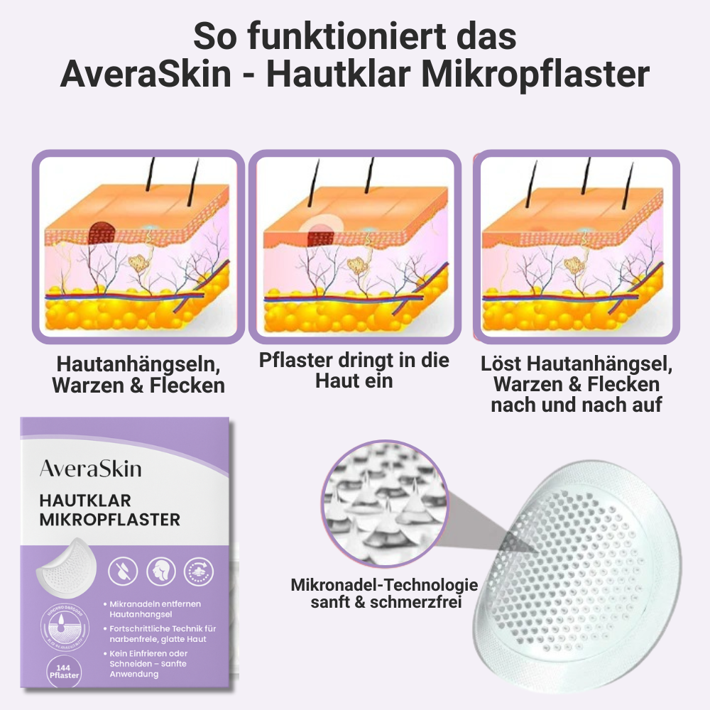 AveraSkin -  Hautklar Mikropflaster
